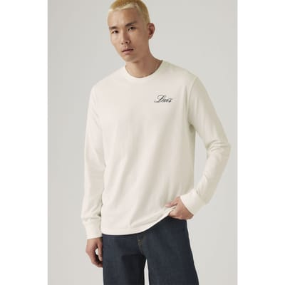 Levi's Lserelaxed Ls Graphic T Coastal Club 1 Taglia: M | Maglie a manica lunga Outlet | Uomo