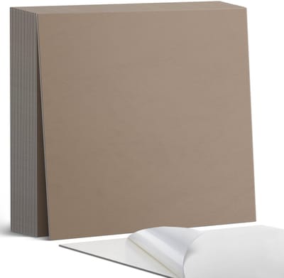 Coloray Plaktegels - Bruin Zelfklevende Tegels - 20 cm x 20 cm - Bruin Plaktegels - 20 stuks - Vierkant PVC Tegels - Plaktegels Badkamer - Plaktegels Vloer - Vinyl Tegels Zelfklevend - Wandtegel Zelfklevend