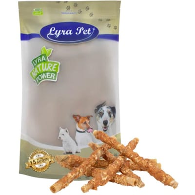 1 kg Lyra Pet® kauwrollen met kipfilet ca. 30-34 cm