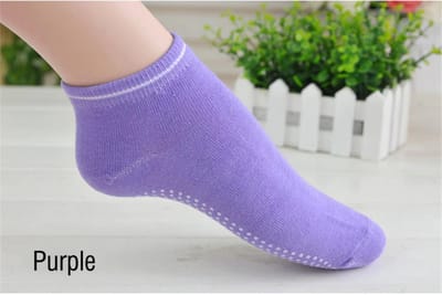 Anti-slip Sportsokken Fitness / Yoga / Pilates - Paars