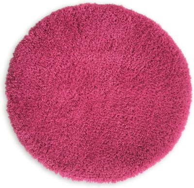 Antislip ronde badmat - Wasbare douchemat - Comfortabele en hygiënische badmat - 56 cm - Roze