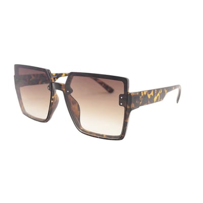 Sun Fun Oversized Retro Zonnebril - Premium Zonnebril - Dames - Trendy & Cool - Festival Zonnebril - UV400