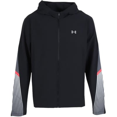 Under Armour Velociti Storm Hooded Hardloopjas Heren-Zwart,Grijs