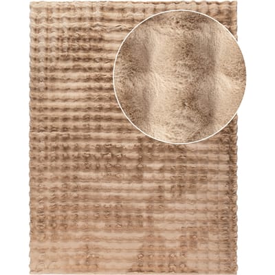 Vachtkleed Arnia beige 60x100 cm