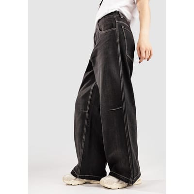Empyre Extent LR Wide Leg Jeans zwart
