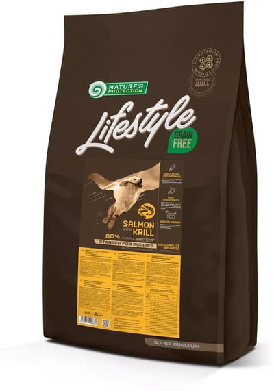 Nature's Protection Lifestyle - hond - alle rassen - puppy - graanvrij met zalm & krill - 10kg