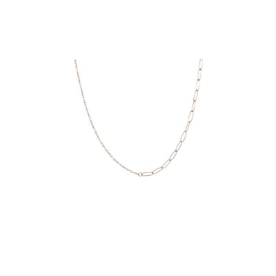 iXXXi Jewelry-Halsketting Square Slim-Rosé goudkleurig-Dames Collier