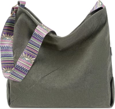 Leren Schoudertas voor Dames - Set van 2 Handtassen voor Werk, School en Winkelen
