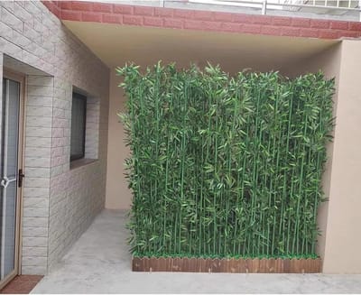 Kunst bamboe plant - Decoratie boom - Ruimte verfraaien - Weerbestendig ontwerp - 150 cm hoogte - Groen