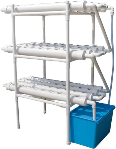 Hydroponisch Teeltsysteem met 3 Laag PVC en 108 Groeisites voor Efficiënte Plantenverzorging en Waterpomp
