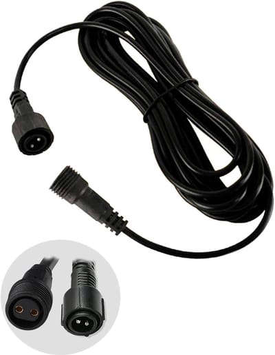 Kerstverlichting Verlengkabel 2Pin 3M G40 Lichtketting, Waterdichte Buiten Anti-Corrosie Lichtgordijn Netverlichting
