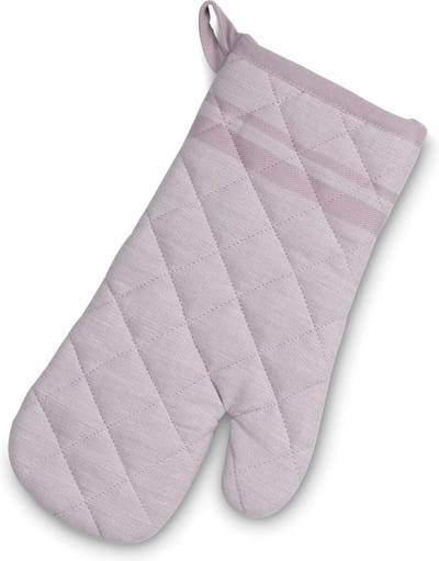 Ovenwant, Ovenhandschoen, Set van 4 Stuks, Katoen, Paars met Streep, 31 x 18 cm - Kela | Tia