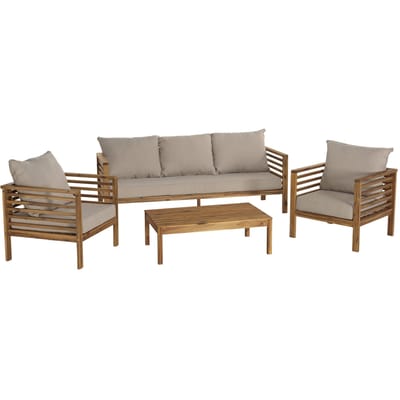 Loungeset Loetje acaciahout | Macabane