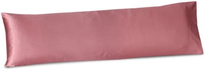 Beauty Silk - Satijnen Body Pillow Kussensloop - Rosewood - 40x145 cm - Glans Satijn