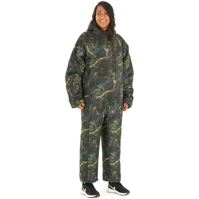 Selk’bag Lite - Draagbare Slaapzak - Kampeerbenodigdheden - Kampeeruitrusting - 100% Gerecycled - 1 Isolatielaag - Regenwoud - S