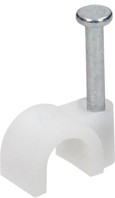 Kabelclips set van 100 - Ronde kunststof - Ø 10mm - Perfect voor kabelbeheer - ShopVlot