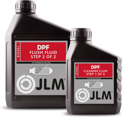 JLM Diesel DPF Cleaning & Flush Fluidpack - Reinig roetfilters zonder demontage - Effectieve reiniging met geconcentreerde reiniger en spoelvloeistof - 500ml