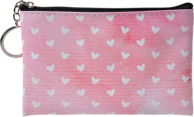 Juleeze Portemonnee 10x15 cm Roze Kunststof Rechthoek Hartjes