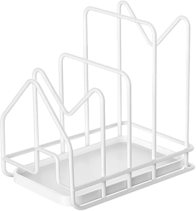 Dailygoods- Pannenlidhouder Hoogwaardige ijzeren constructie - Keukenorganizers - Keuken organizer aanrecht - Ruimtebesparend - Geschikt voor pannen deksels - Veilig in gebruik - Keukenorganizer