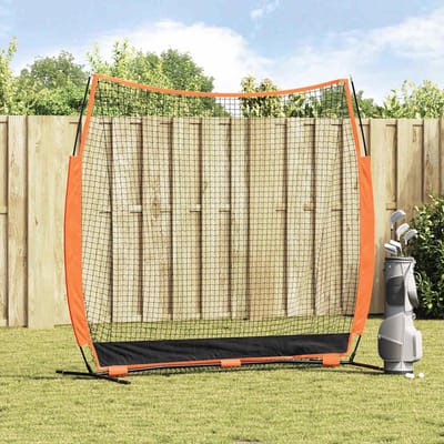 vidaXL - Honkbaloefennet - Zwart - 250 - x - 106,5 - x - 210 - cm - Polyester