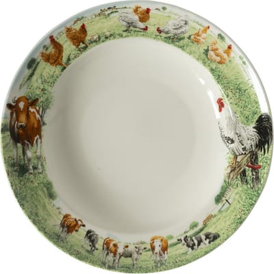 Wiebe van der Zee Bord Diep 23 cm Koe/Kip