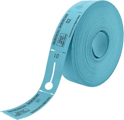 CombiCraft garderobebonnen op rol blauw - 5 rollen - 5x500 bonnen