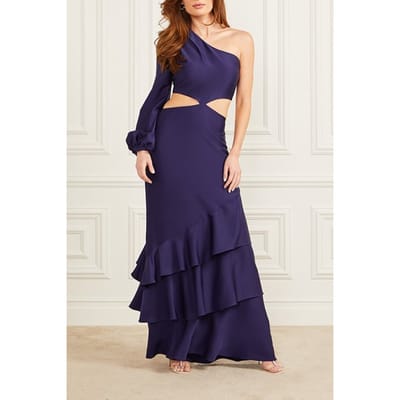 GUESS Marciano By  Jaime Dress Acetate Ink Aura Taglia: 36 | Maxi abiti Outlet | Donna