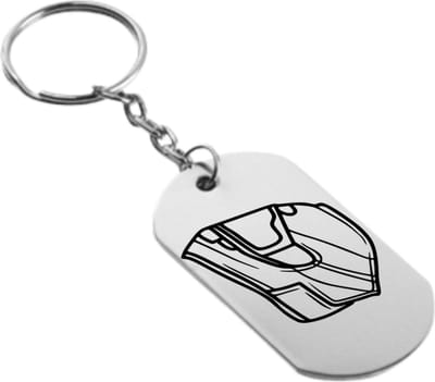 Akyol - helm Sleutelhanger - Motor - de motorliefhebbers - helm - motor - motorrijden - 2,5 x 2,5 CM