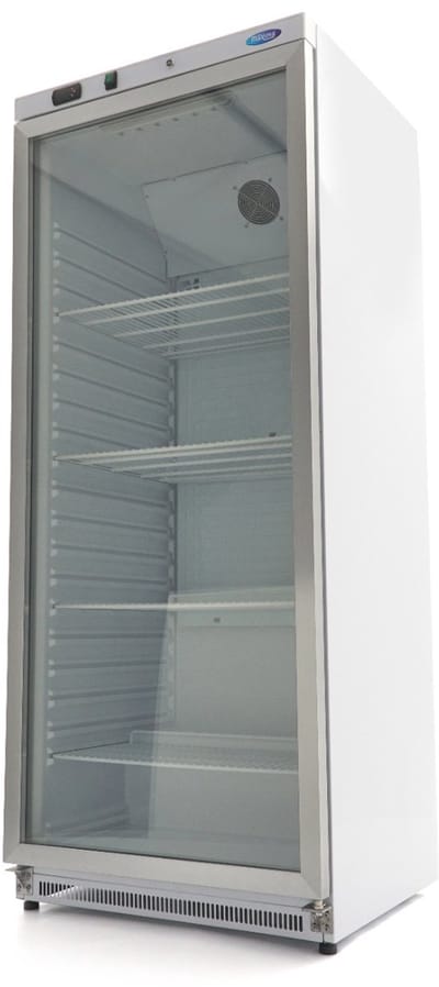 Koelkast - 600 L - Wit - met Glazen Deur