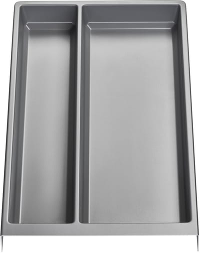 Orga-Box multifunctioneel inzetstuk SEPARADO Individual zilvergrijs generfd (300 x 474 x 51 mm) Lade-inzetstuk vanaf 40 cm kastbreedte voor groot keukengerei