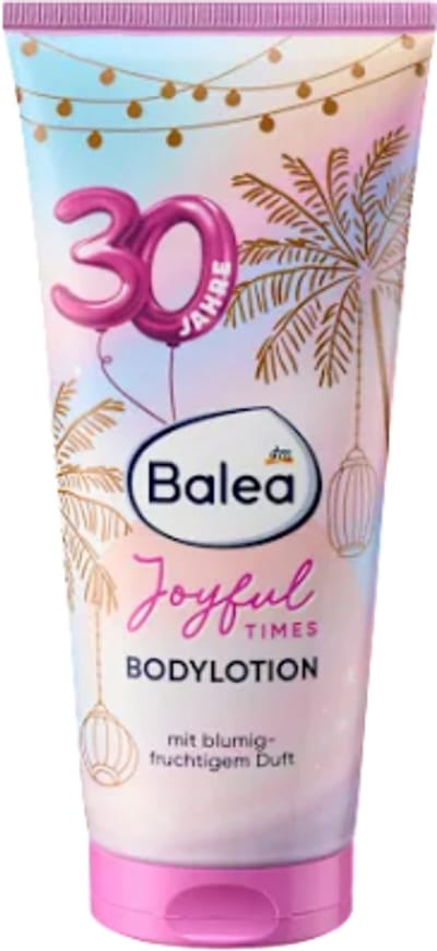 Balea Bodylotion Joyful Times | 1x 200 ml - Bloemig-fruitige Geur | Limited Edition 30 jaar Balea
