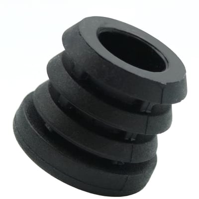 Dailygoody - Schroefdraadstop - Afstelstoppen - Eenvoudige montage - Zwart - Voor ronde buizen - Geschikt voor 22 mm buizen
