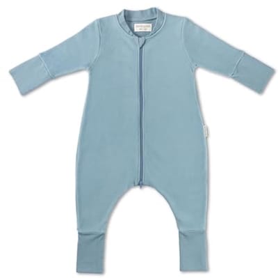 Premium Babyslaapzak met Voetjes van Biologisch Katoenfleece - Ademend en Zacht - 2 TOG - Voor Elk Seizoen