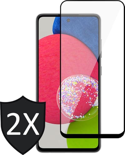 Screenprotector geschikt voor Samsung A52s - 2x Full Screen Protector