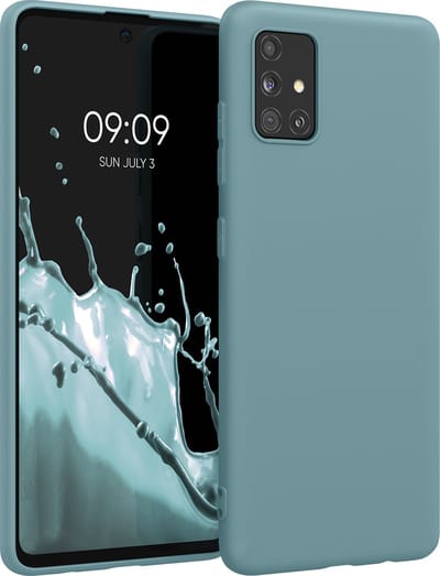 kwmobile telefoonhoesje geschikt voor Samsung Galaxy A51 - Hoesje voor smartphone - Back cover in Arctische nacht