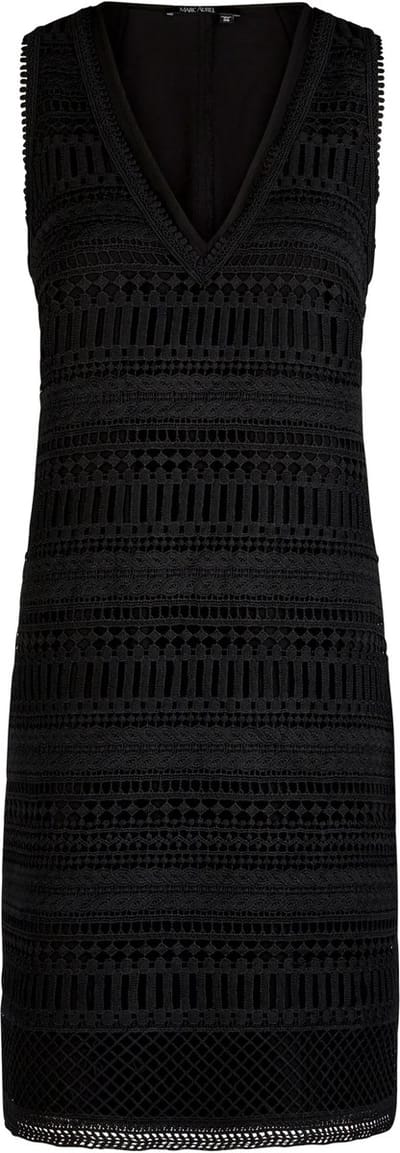 Marc Aurel - zwarte crochet jurk - maat 36
