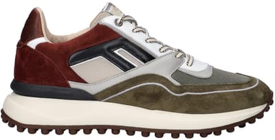 Floris van Bommel - NOPPI 29.53 - Lage sneakersVrije tijdsschoenenHeren sneakers - Kleur: Groen - Maat: 42