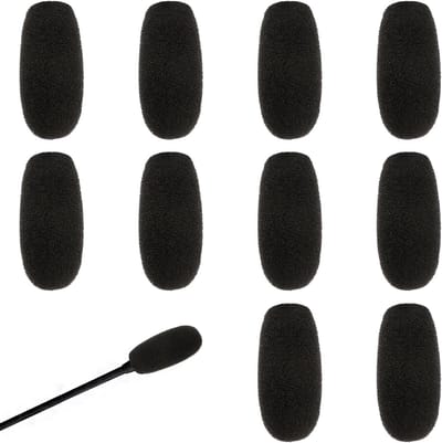 10 Stuks Schuim Microfoon Windscherm Covers voor Headsets