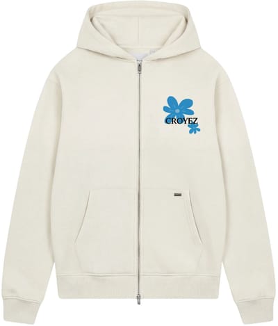 Croyez - Vest Off White Croyez Botanique Zip Hoodie Vest Off White Cra30026059