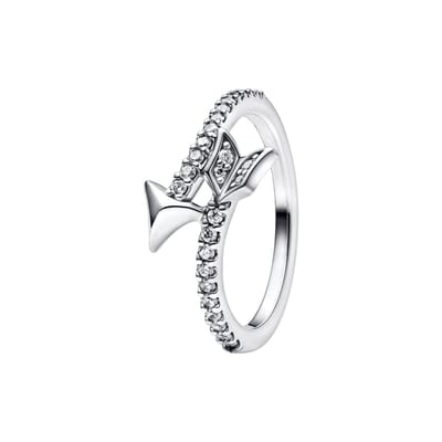 Pandora Timeless zilveren ring met pijl en transparante zirkonia's Zilver Dames maat 54 193619C01-54