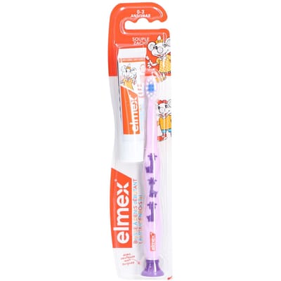 elmex® Leertandenborstel Zacht 0-3 Jaar 1 Tandenborstel