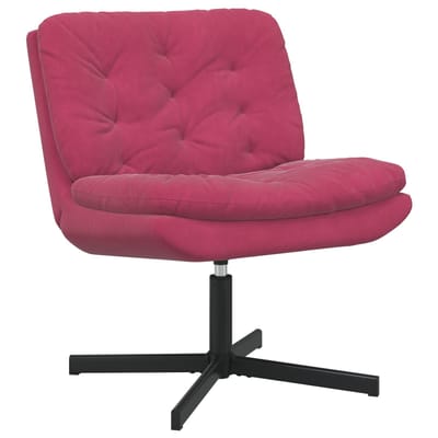 vidaXL - Draaiende - Relaxstoel - Wijnrood - 63 - x - 75 - x - 76 - cm - Fluweel