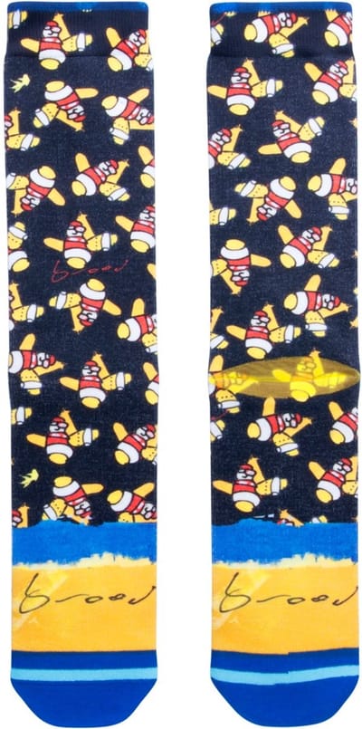 XPOOOS - AFNF Herman Brood planes Unisex - 1-Pack - Maat 39/42