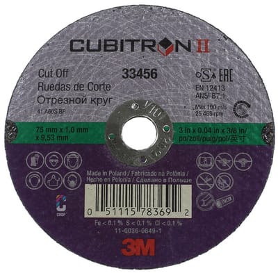 3M Cubitron II Doorslijpschijf 75mm - per stuk