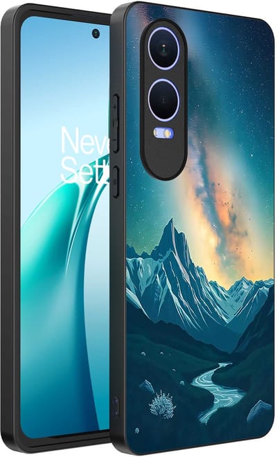 Smartphonica Telefoonhoesje Geschikt voor OnePlus Nord CE 4 Lite met Sterrenhemel Opdruk - TPU Backcover Case With Space And Milkyway Design geschikt voor OnePlus Nord CE 4 Lite