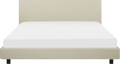 ALBI - Tweepersoonsbed - Beige - 180 x 200 cm - Polyester