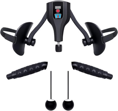 Dijbeen Oefenapparaat - Bekkenbodemtrainer - Spierversterking - 360 Graden Rotatie - 12 cm - Zwart