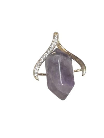 Amethist edelsteen hanger