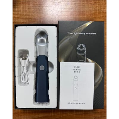 EMS Gezichtsmassager - Oog- & Gezichtverzorgingsapparaat, Anti-Aging Huidverstrakking & Rimpelverwijdering, Draagbare Schoonheidstools voor Thuisgebruik black