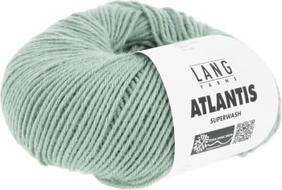 Lang Yarns Atlantis - 92 mintgroen - Wol/Acryl-Mix Garen